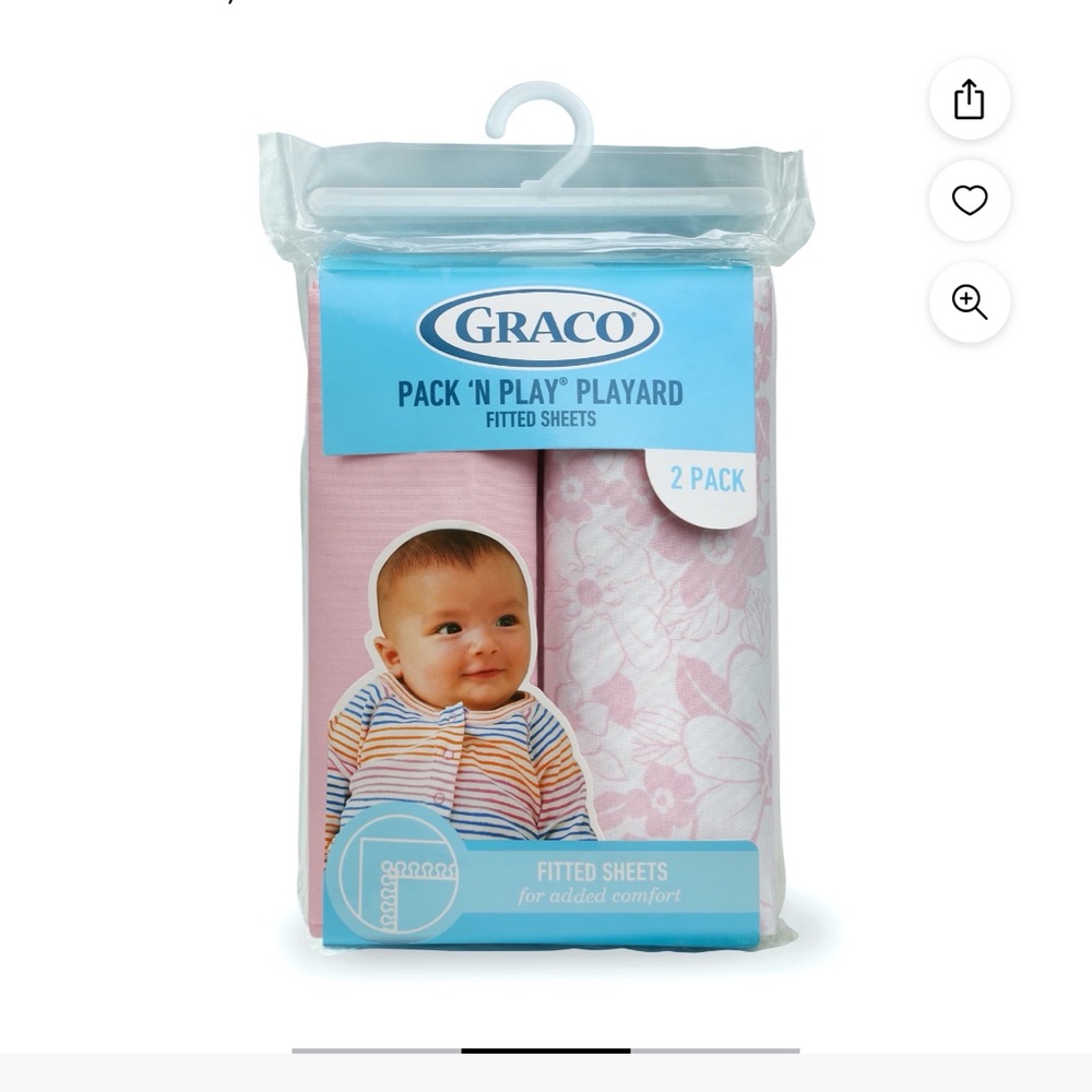 Graco pack n play sheet set of 2